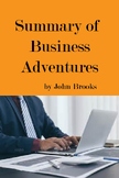 Summary of Business Adventures by John Brooks