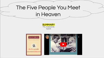 Preview of Summary of the Five People You Meet in Heaven