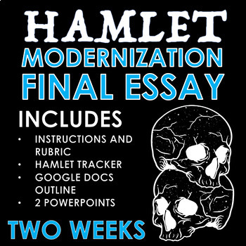 Preview of Summative Assessment: Hamlet Modernization Analytical Essay