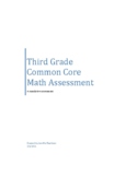 Summative Third Grade Common Core Math Assessment (68 questions)