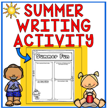 free summer writing activity worksheet by educating everyone 4 life