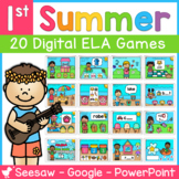 Summer 1st Grade Digital Phonics and ELA Centers | Seesaw 