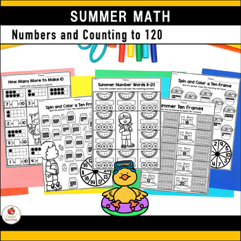 Summer Math Packet (1st Grade) by United Teaching | TpT