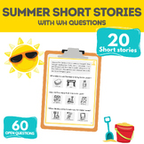 Summer 20 Short Stories with WH Open Questions Reading Spe