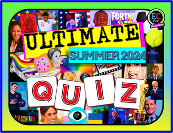 Preview of Summer 2024 Fun Quiz