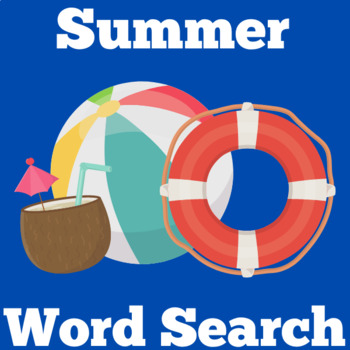 summer worksheet summer word search summer wordsearch tpt
