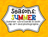 Summer 3-Part Montessori / Vocabulary Cards