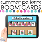 Summer AB Patterns Boom™ Cards - Distance Learning for Spe
