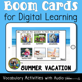 Preview of Summer Activities Boom Cards