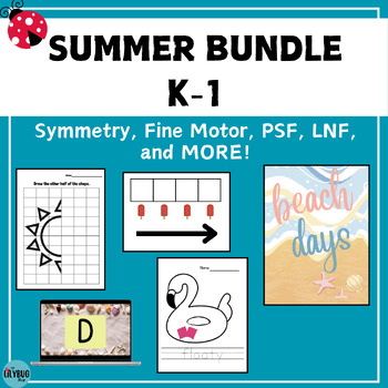 Preview of Summer Activities Bundle / Grades K-1 Bundle