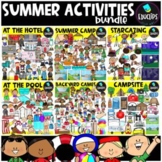 Summer Activities Clip Art Bundle {Educlips clipart}