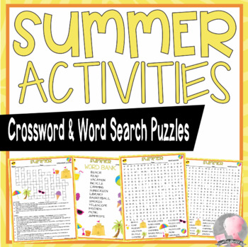 summer word search teaching resources teachers pay teachers