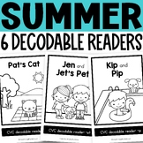 *$1 DEAL* Summer Activities Decodable Readers Kindergarten