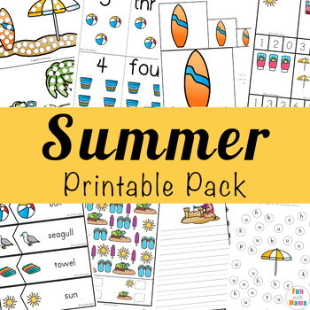 Summer Activities Pack - Fun & Engaging Summer Packet for PreK ...