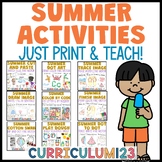 Summer Activities Packet | Summer Themed Worksheets