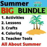 Summer Activities Bundle Lessons Crafts Trivia No Prep End