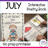 Summer Activities, Summer Mini Book for July - End of Year