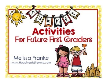 Preview of Distance Learning Home Learning Summer Activities for Future First Graders