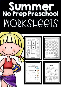 summer activities for preschool no prep for math and