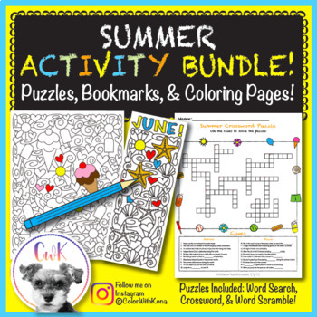 Preview of Summer Activity BUNDLE!