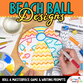 End of Year Activities: Beach Ball Art Project, Roll A Dic