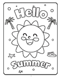 Summer Activity Book and Coloring Pages