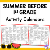 Summer Activity Calendars (1st Grade)