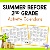 Summer Activity Calendars (Second Grade)