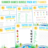 Summer Activity Pack | 7 Fun Printable Games | Pack 2