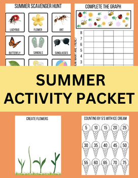 Preview of Summer Activity Packet