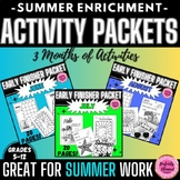 Summer Activity Packets | Fun Summer Tutoring | Enrichment