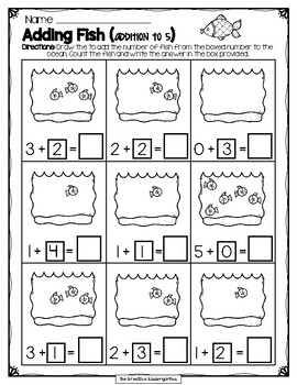 Summer Addition Packet - Addition to Five and Ten by The Kreative ...