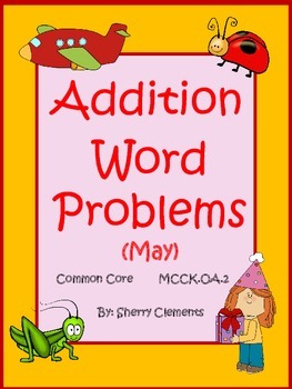 Preview of Summer Addition Word Problems | Worksheets | Number Line