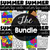 Summer Addition and Subtraction up to 20 | Summer Math Col