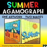 Summer Agamograph Art Activity