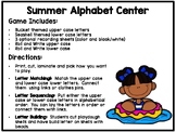 Summer Alphabet Center