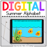 Summer Alphabet Matching Digital Activity | Distance Learning