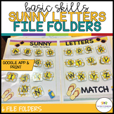 Summer Alphabet Matching File Folders: Print & Distance Learning