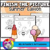 Summer Art Activity: Finish the Picture!