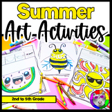 Summer Art Lesson Activity Booklet, Summer Art Activities,