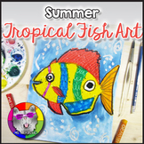 Summer Art Lesson, Tropical Fish Art Project Activity for Primary