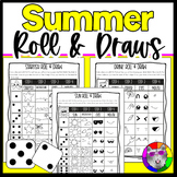 Summer Art Lessons, Roll and Draw Activities and Directed 