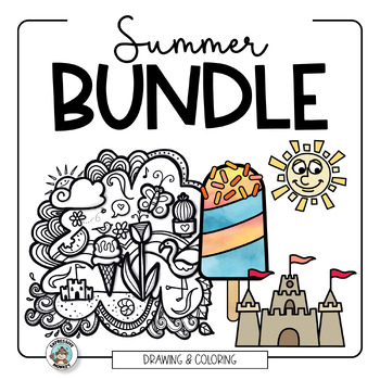 Preview of Summer Art Projects • Art Activity Bundle