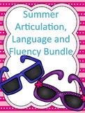 Summer Articulation, Language and Fluency Homework