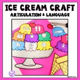 Summer Articulation and Language Ice Cream Craft