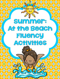 Summer: At the Beach Fluency Activities