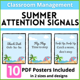 Summer Attention Signal Callback Posters