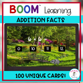 Summer BOOM Cards 100 Addition Facts Camping Scenes