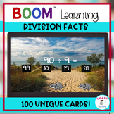 Summer BOOM Cards 100 Division Facts Camping Scenes