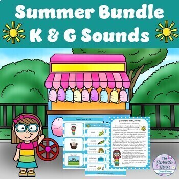 Summer BUNDLE: K & G Sounds by The Speech Spot Creations | TpT